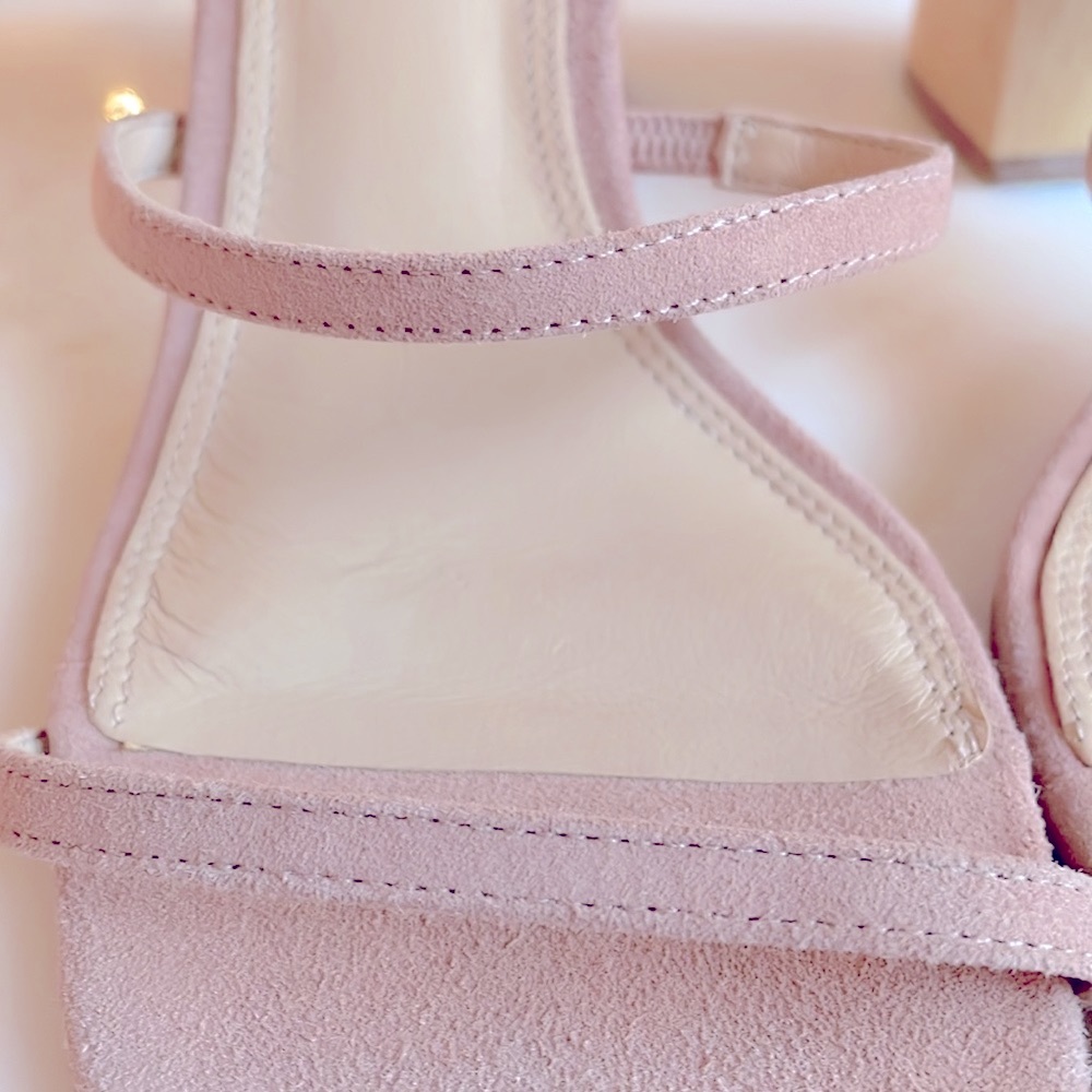 Black Suede Studio Verana Ankle Strap Sandal, Pink Suede, EU Size 38.5 - Picture 11 of 14